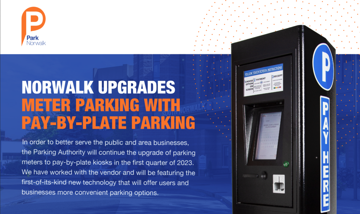 Norwalk Upgrades Meter Parking with Pay-By-Plate Parking